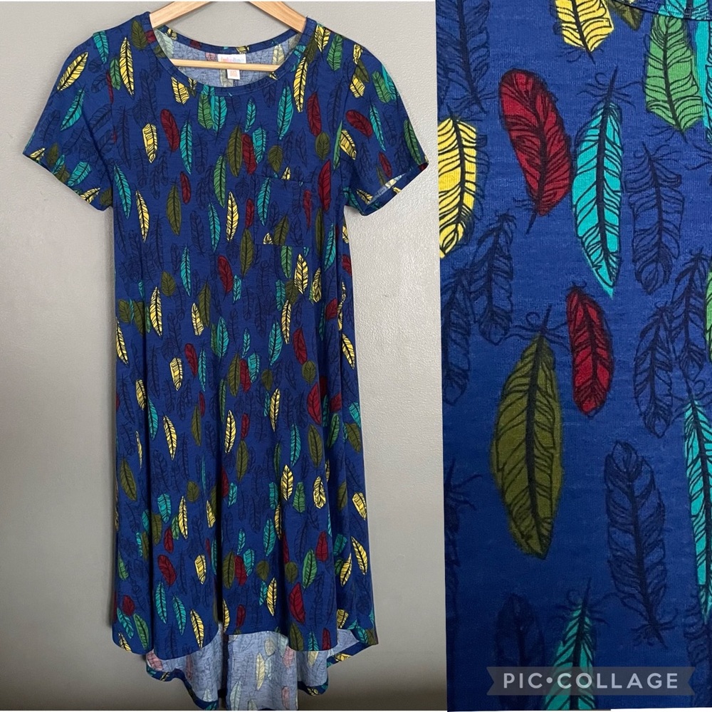 Feather Swing Dress Carly LuLaRoe